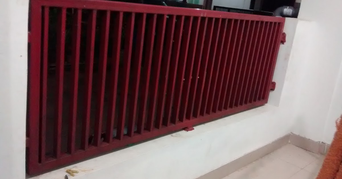 23 Cat Pagar Besi Merah
