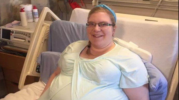 A woman gives birth to quadruplets