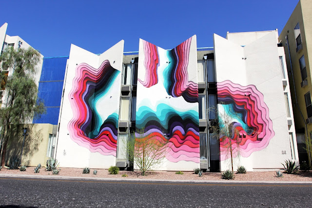 While we last heard from him a few days ago with a massive piece in Paris, 1010 recently stopped by Las Vegas to work his magic on a new building.