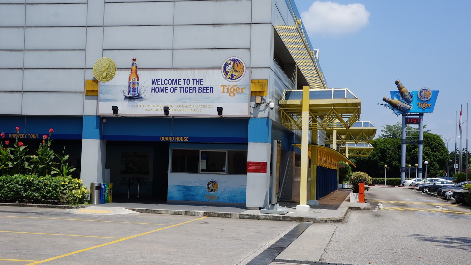 Into the East Tiger Brewery in Singapore