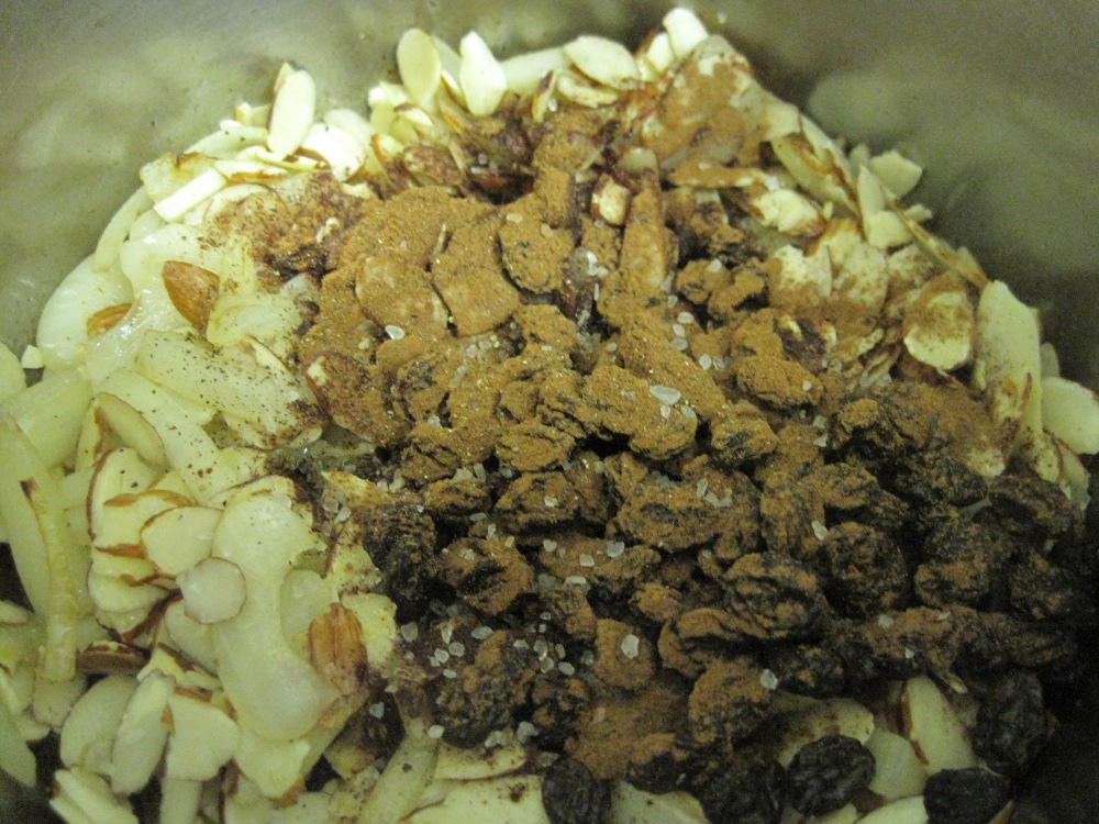 Adventures With My Oven Rice with Almonds and Raisins