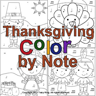  Thanksgiving Color by Note by Tracy King