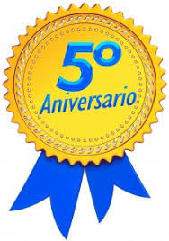 Plantilla De Diseno De Quinto Aniversario Descargar