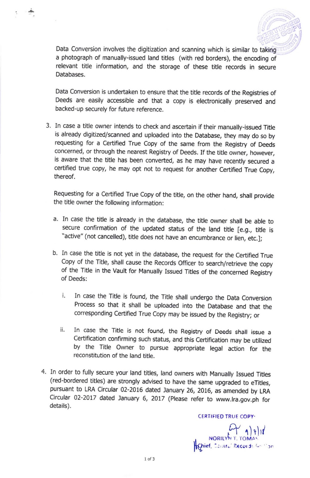 philippine real estate laws LRA This Notice is being issued in