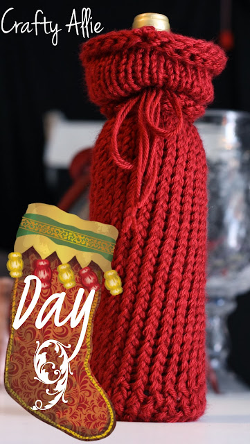 http://thecraftiestallie.blogspot.com/2013/12/12-days-of-christmas-day-9-knitted-wine.html