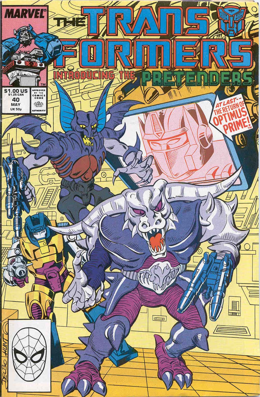 Read online The Transformers (1984) comic -  Issue #40 - 1