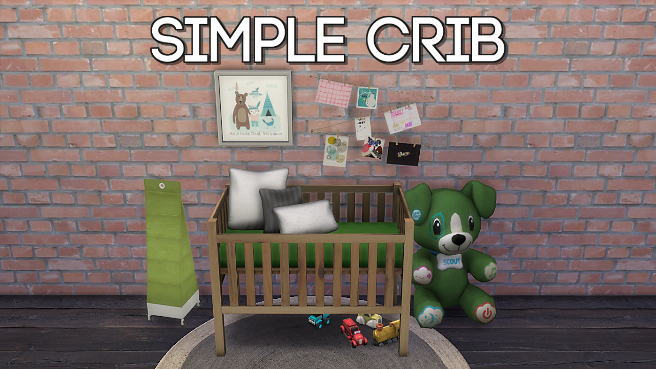 Berço Simple Crib Nathys Sims