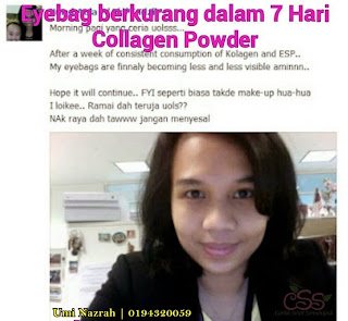 Testimoni Collagen Powder Shaklee