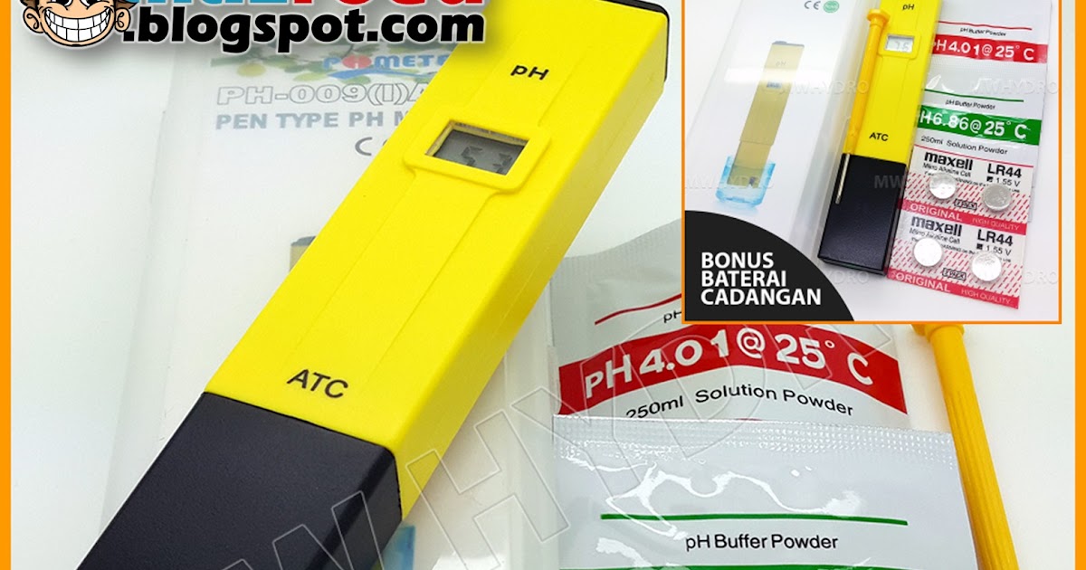 Alat pH Meter ATC (With Pen Type Ph009) MURAH VisiOn Academy