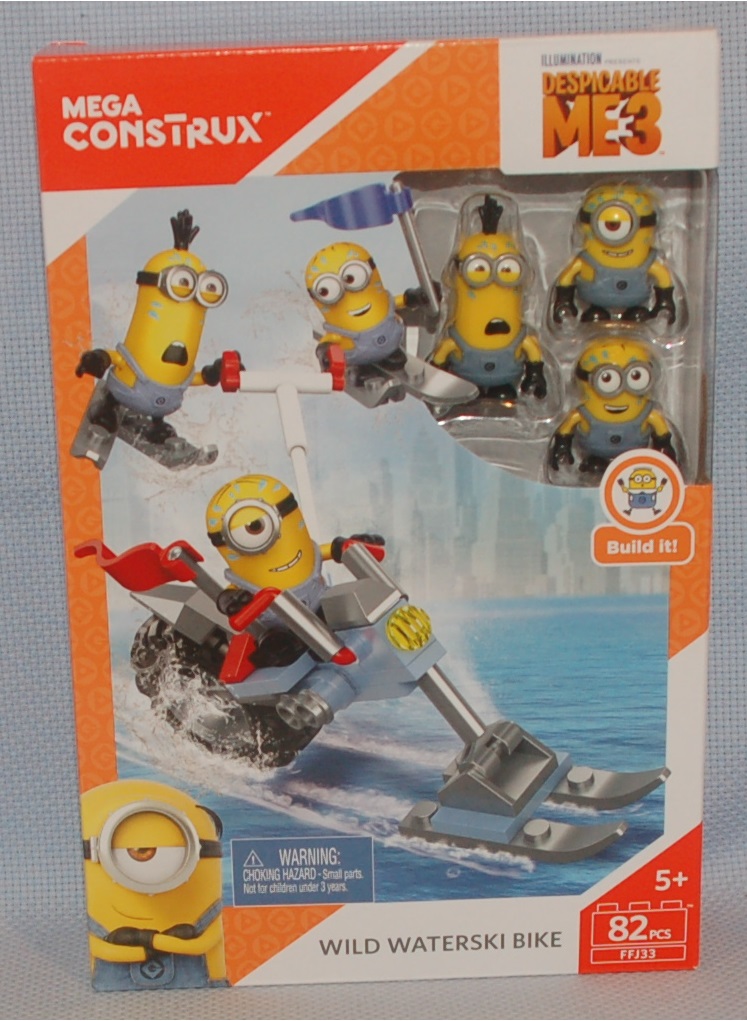 Mega Construx Minions Despicable Me 3 Wild Waterski Bike FFJ33