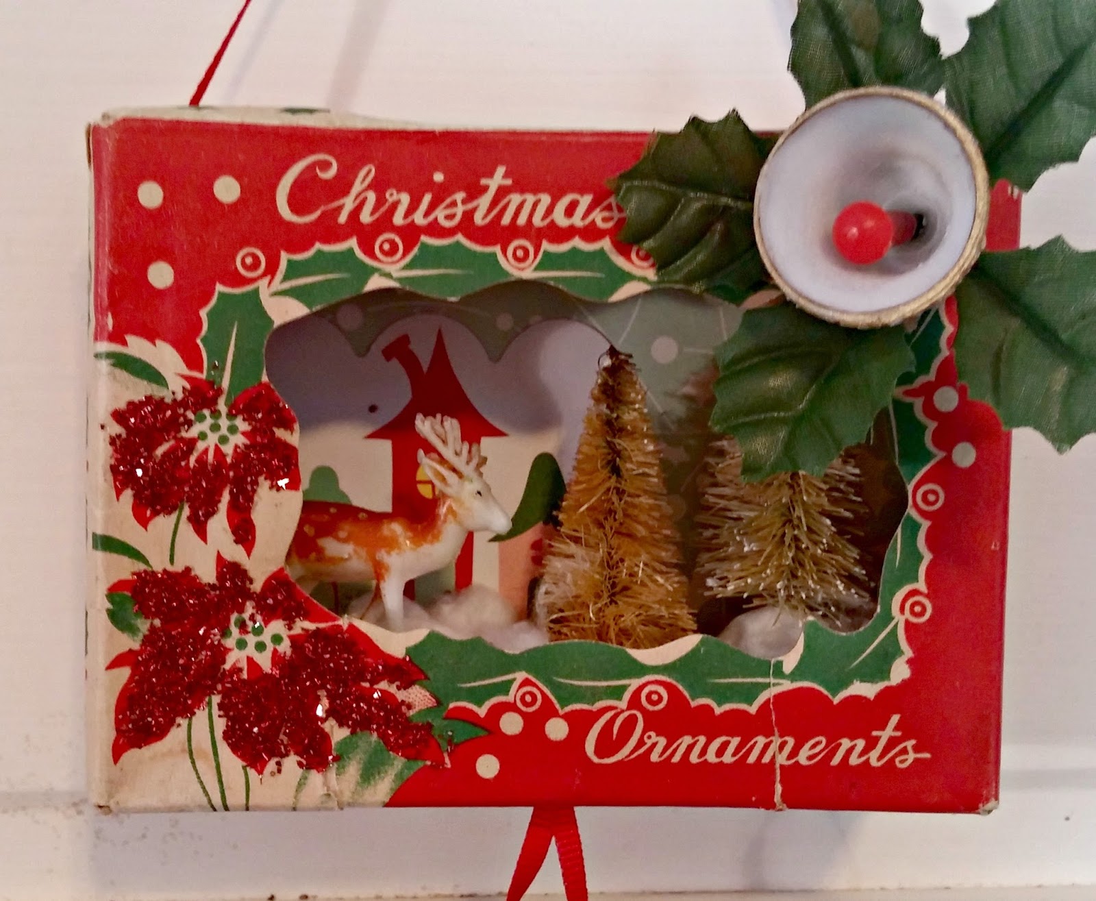 Vintage Ornament Box Dioramas Little Vintage Cottage