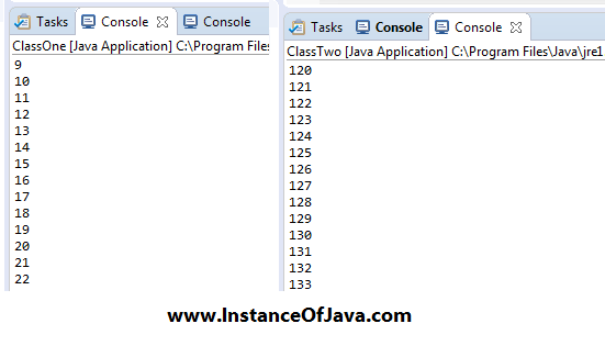 how to run two java programs simultaneously