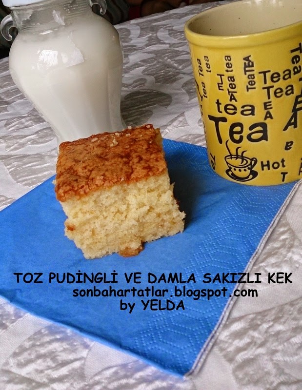 damla sakızlı pudingli kurabiye