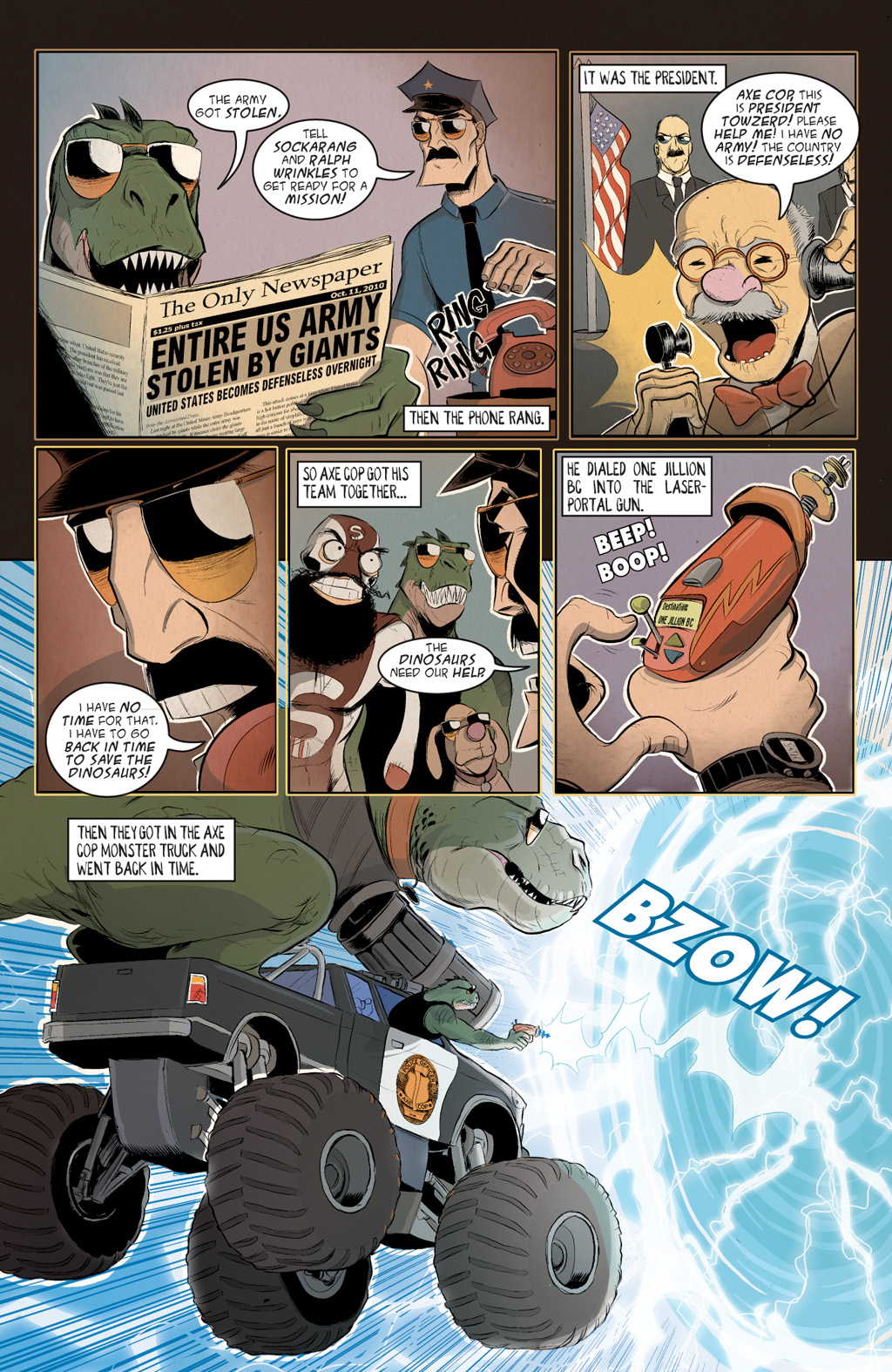 Axe Cop: Bad Guy Earth Issue #1 #1 - English 23