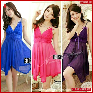 VLE047B49 LINGERIE 30920 SESERAHAN SEXY BAJU TIDUR BMGShop
