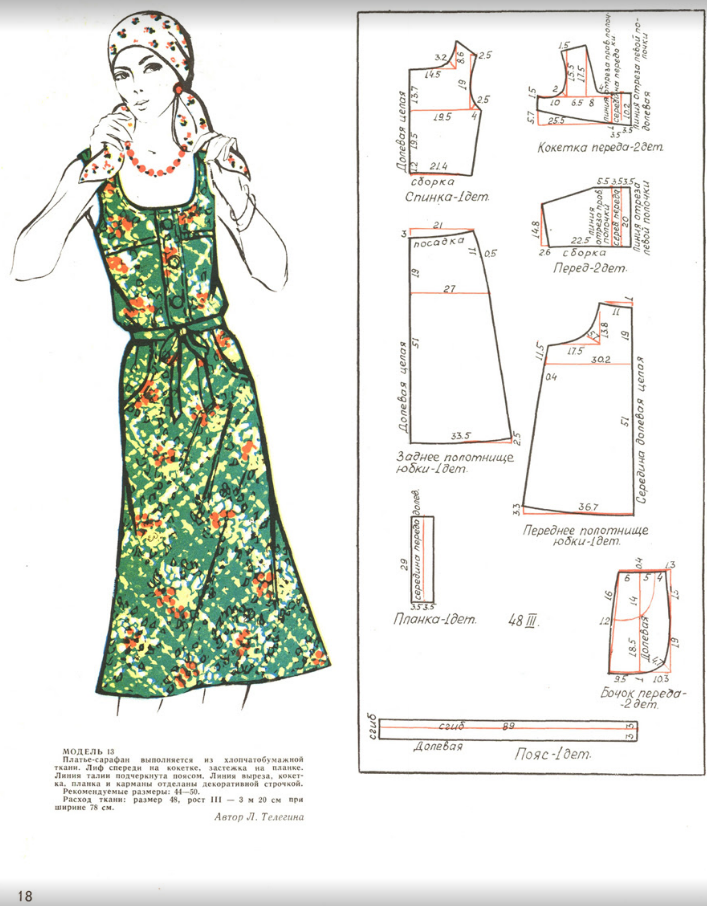 Ретро выкройки из журнала Я шью сама. Часть 3