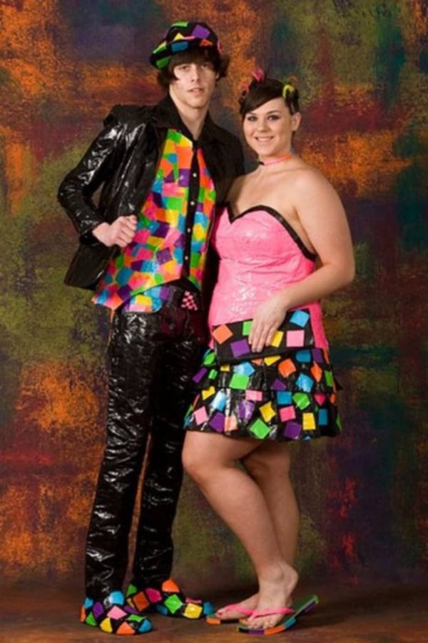 thebigfront Duct Tape Prom Dresses
