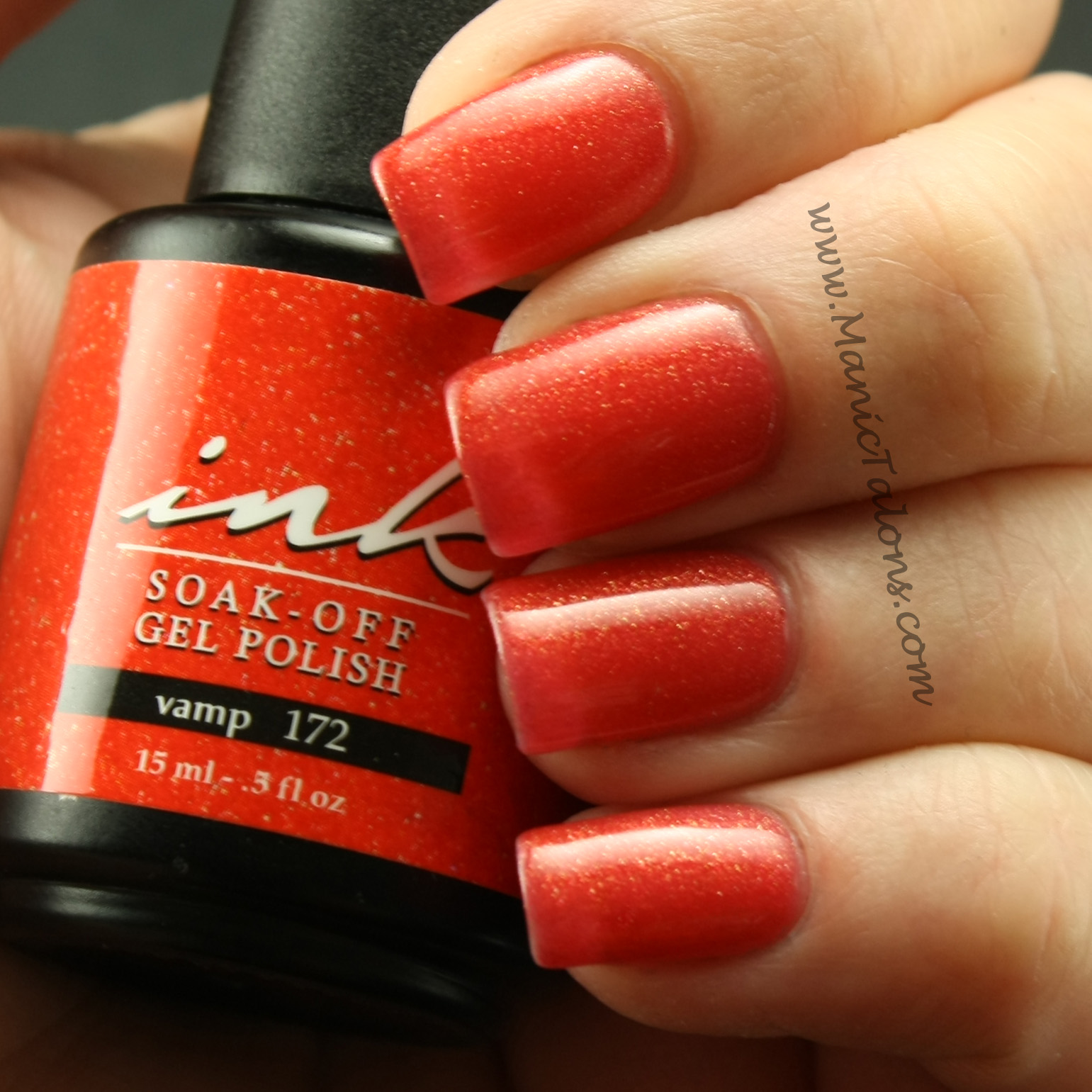 Vemp Ink Manic Talons Nail Design: Shimmer packed Jellies by Ink