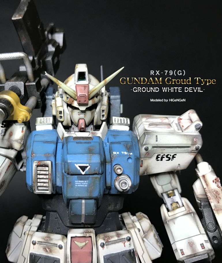 Custom Build: MG 1/100 Ground Type Gundam [Detailed] + Weathering (Ground  White Devil) - Gundam Kits Collection News and Reviews