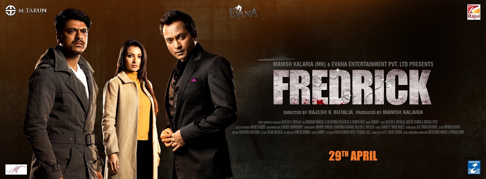 Complete cast and crew of Fredrick  (2016) bollywood hindi movie wiki, poster, Trailer, music list - Prashant Narayanan and Tulna, Movie release date 29 May, 2016