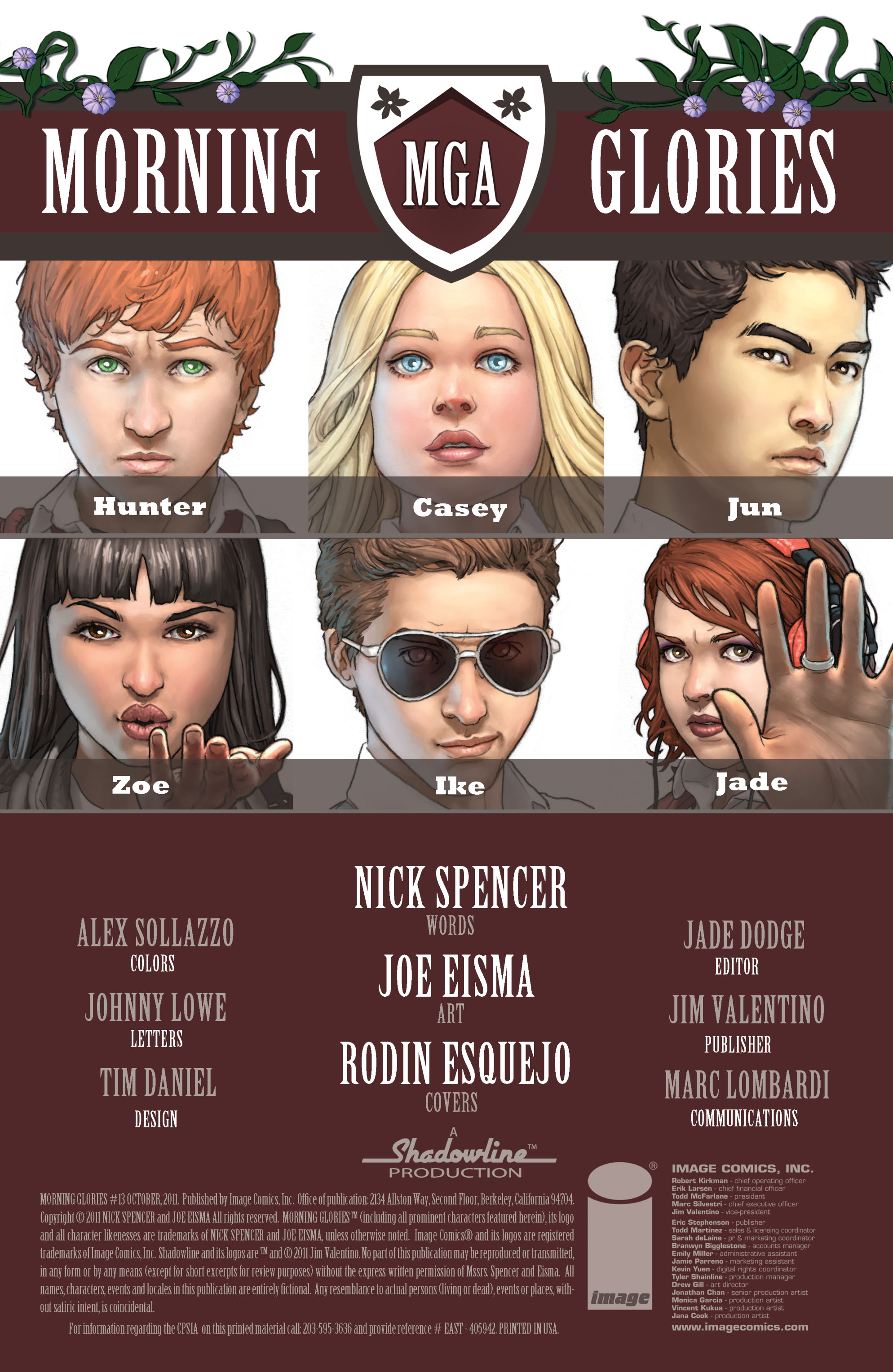 Read online Morning Glories comic -  Issue #13 - 2