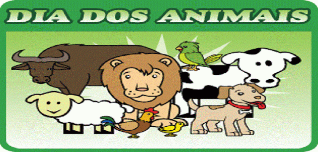 Atividades para o Dia dos Animais 4 de Outubro Atividades para o Dia dos Animais 4 de Outubro