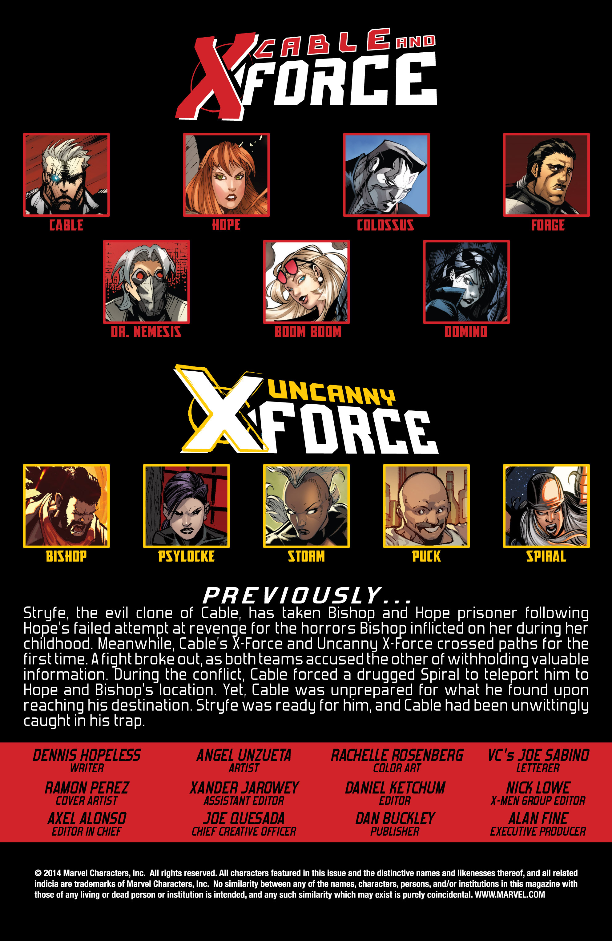 Read online Cable And X-Force comic -  Issue #19 - 2