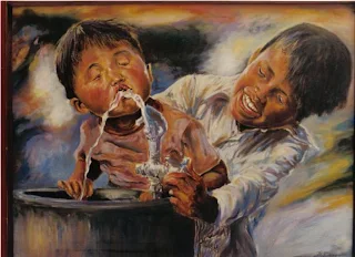 Dorian Florez 1960 | Colombian painter | Paternity