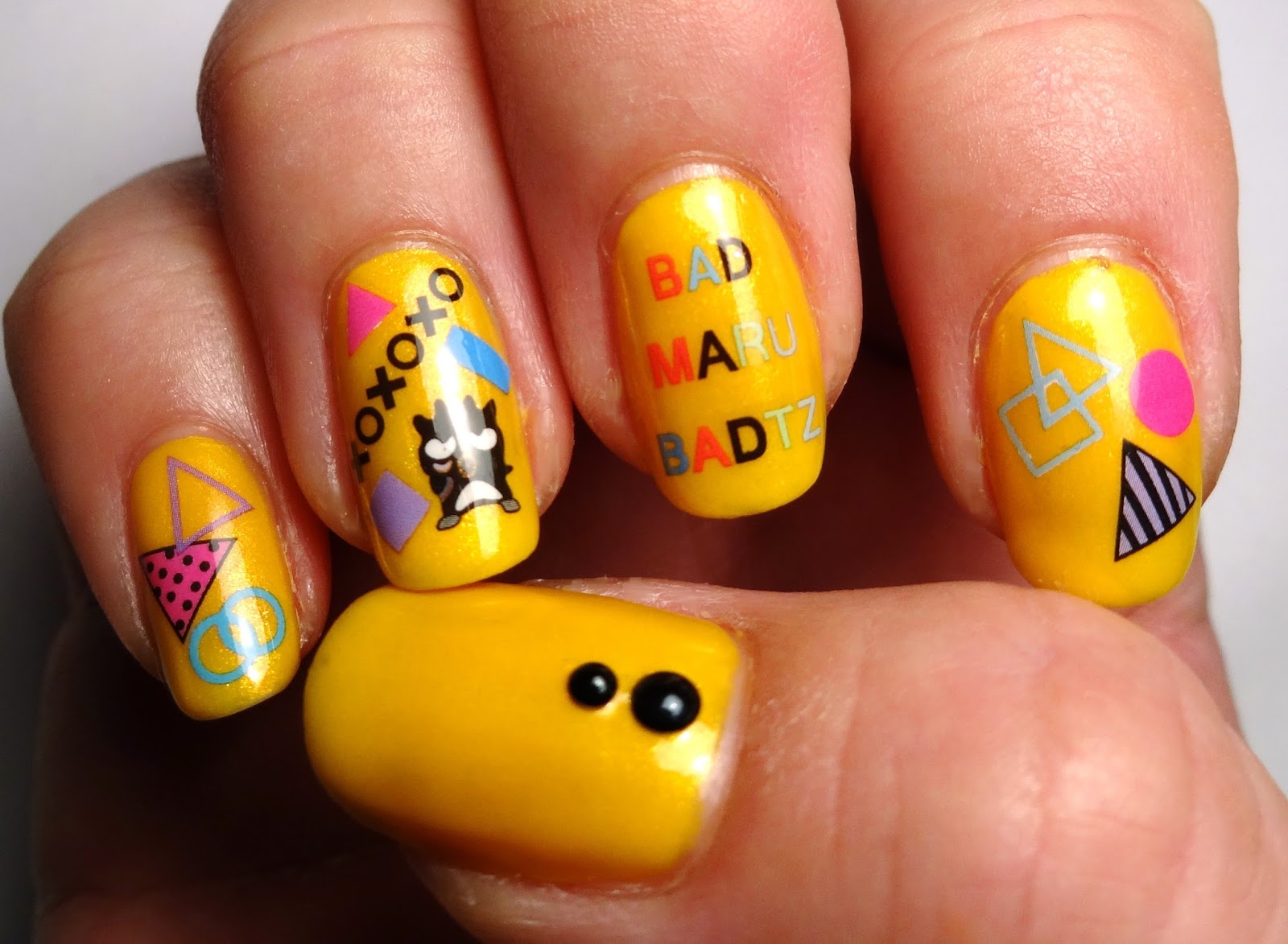 Lacquered Lawyer | Nail Art Blog: Bad Badtz Maru