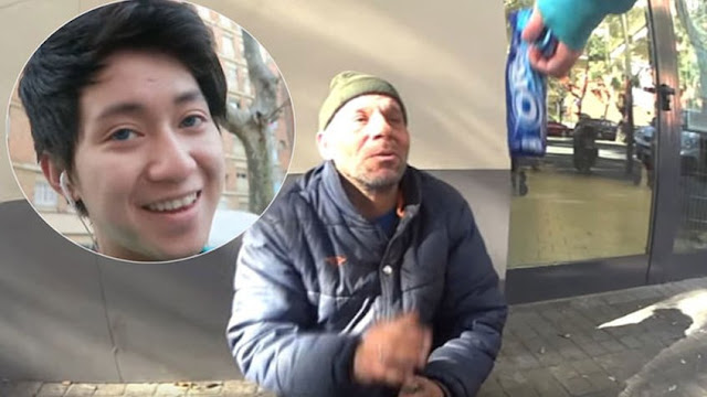Piden cárcel para Youtuber que dio galletas con crema dental a un mendigo