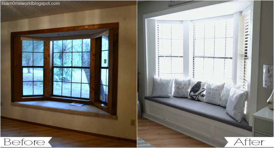 It S A Mom S World Diy Dress Up A Window Seat For Under 30