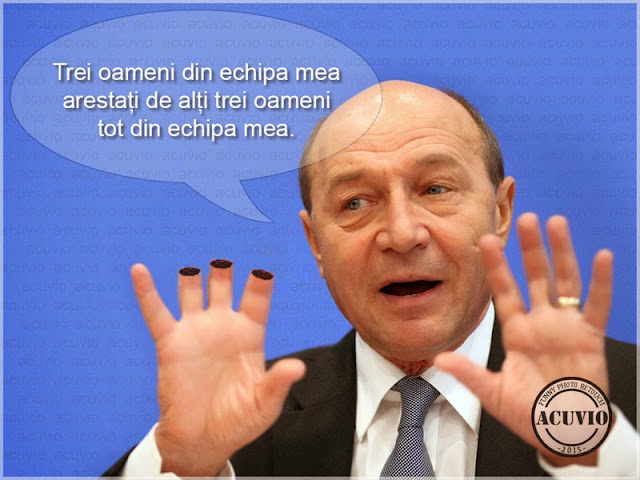 Traian Băsescu Trei Funny photo