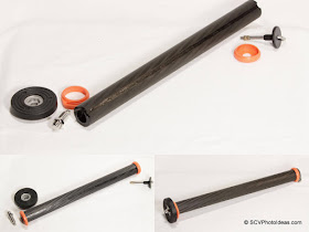 Triopo 28mm CF long center column (58mm top - orange rubber rings) parts assembly sequence