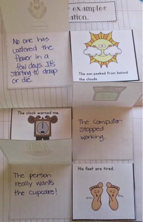Karla's Kreations: Figurative Language Interactive Notebook