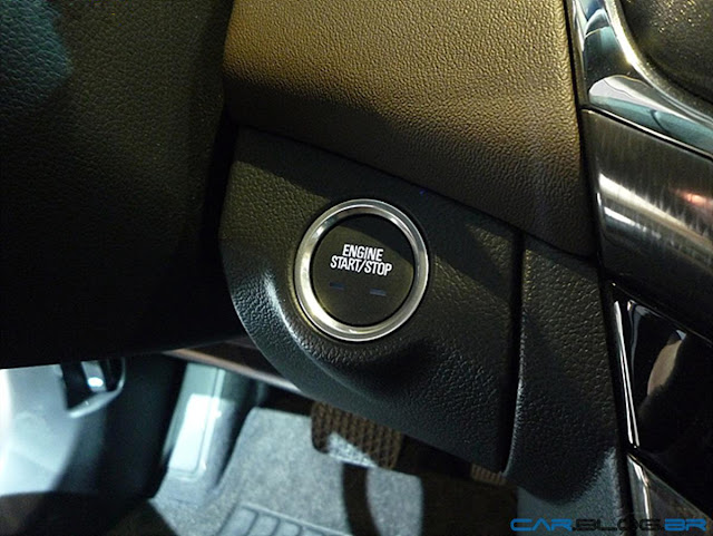 Novo Chevrolet Cruze 2013 - botão de partida start/stop