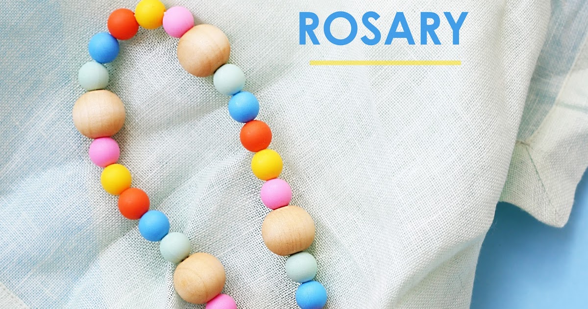 DIY Baby Rosary Beads / Hey, EEP!