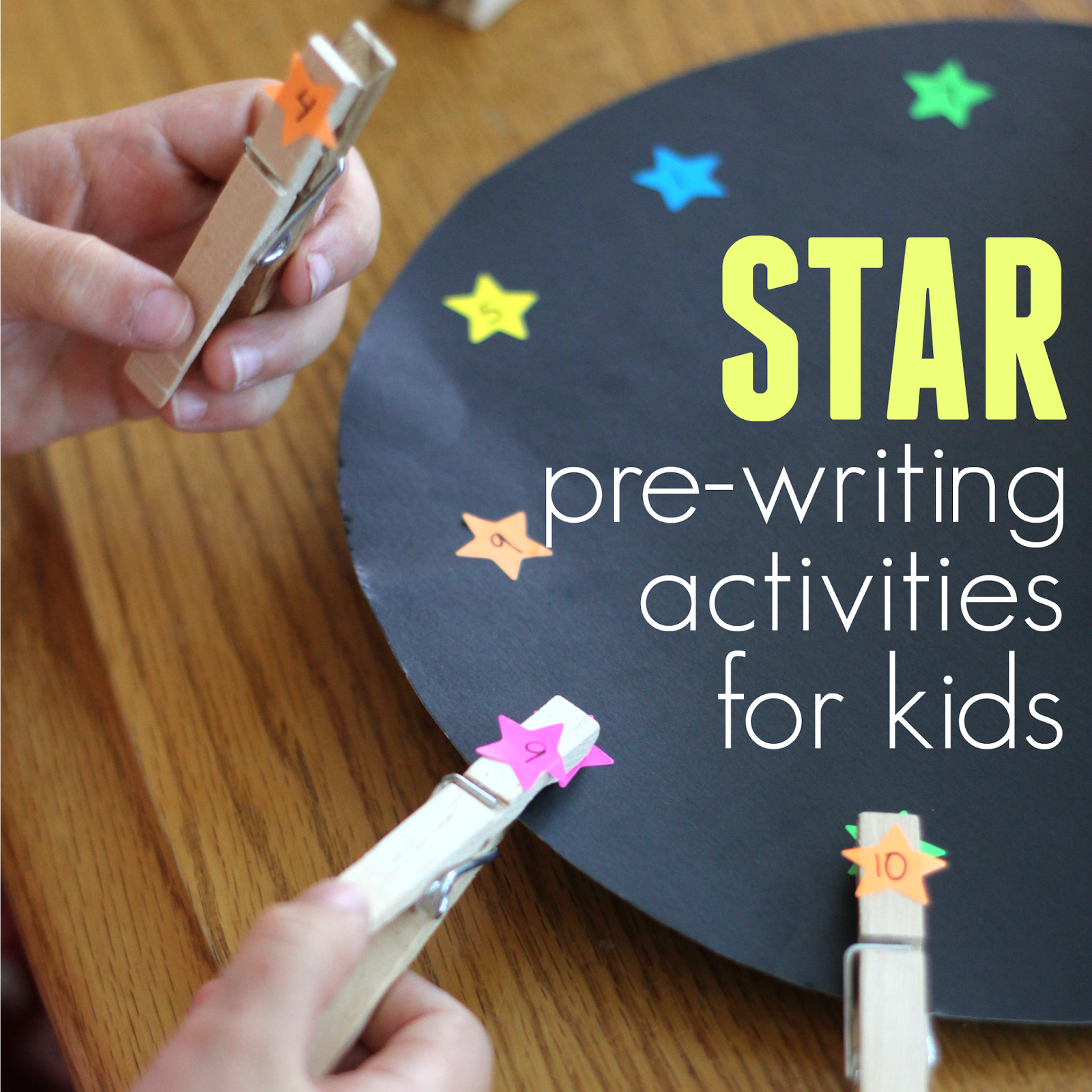 Toddler Approved! Star PreWriting Activities for