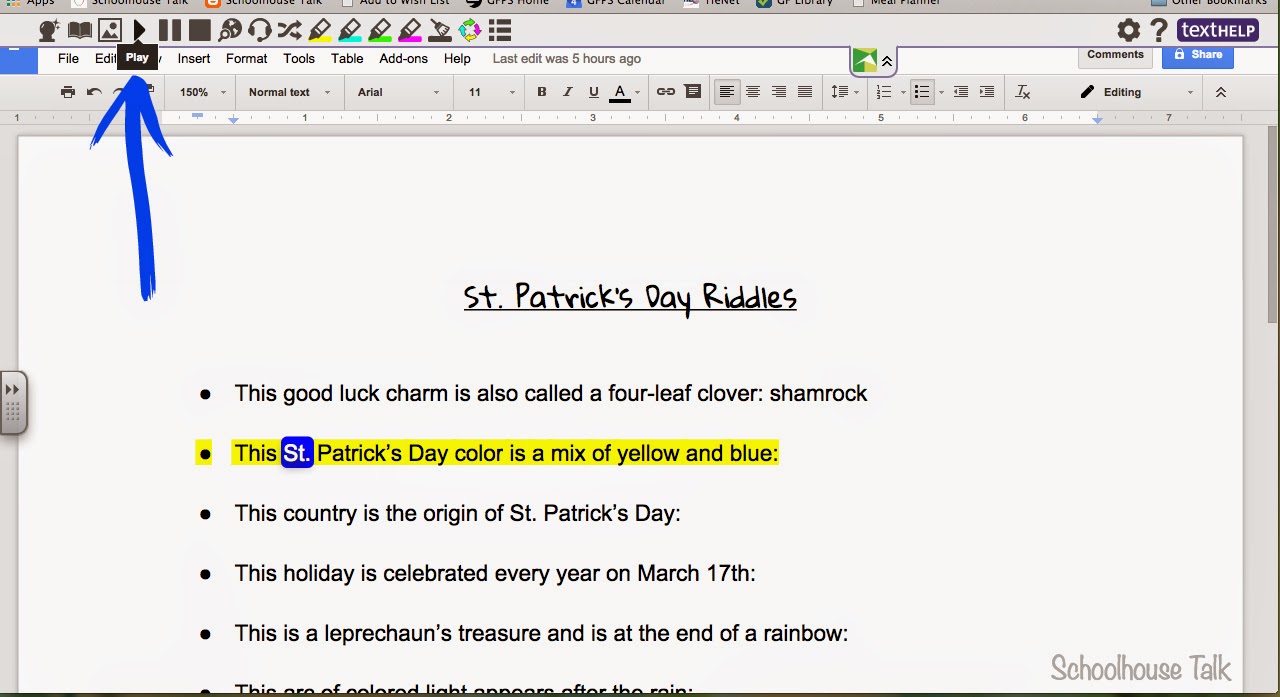 Schoolhouse Talk! Using Google Read and Write in Speech Therapy