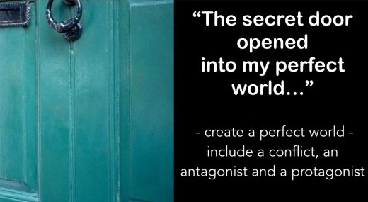 What if one day you found a secret door in your house image