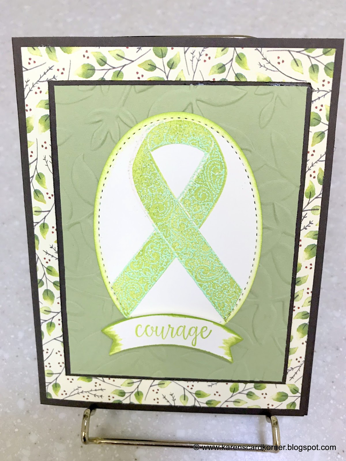karenscardkorner Stampin' Up! Ribbon of Courage