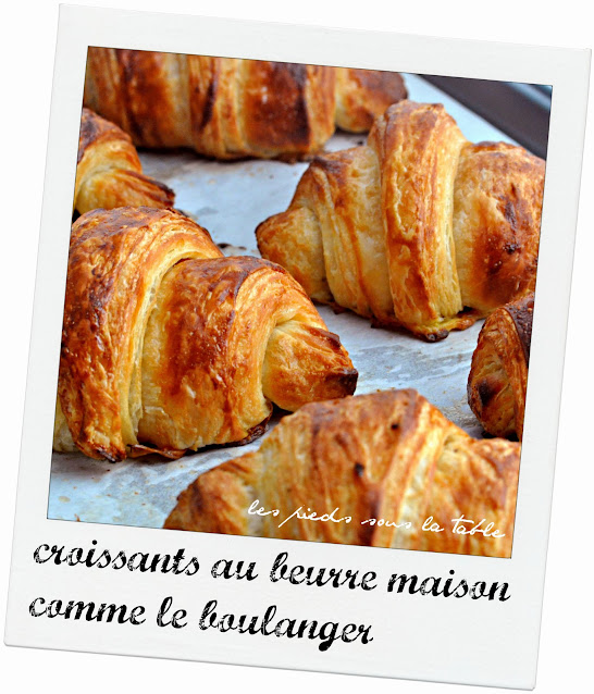 croissants au beurre maison