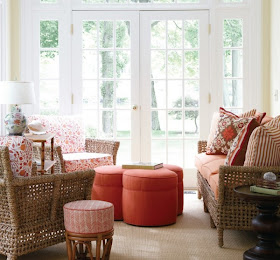 Ideas para decorar, diseñar y mejorar tu casa.: Diseño de salas color coral