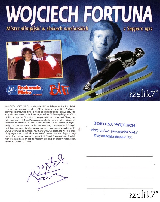 rzelik7 autografy (autographs collection) Wojciech Fortuna