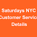 Saturdays NYC Customer Service Number