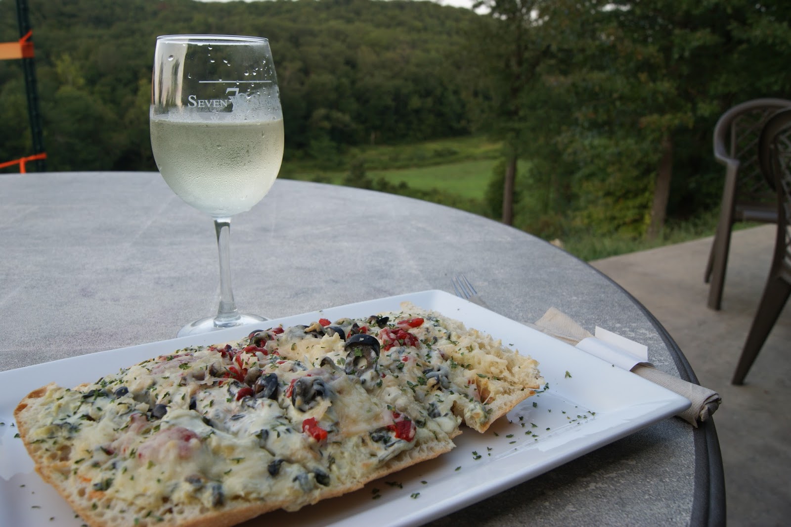 Seven Springs Winery Pizza Pie and Wine Oh My!