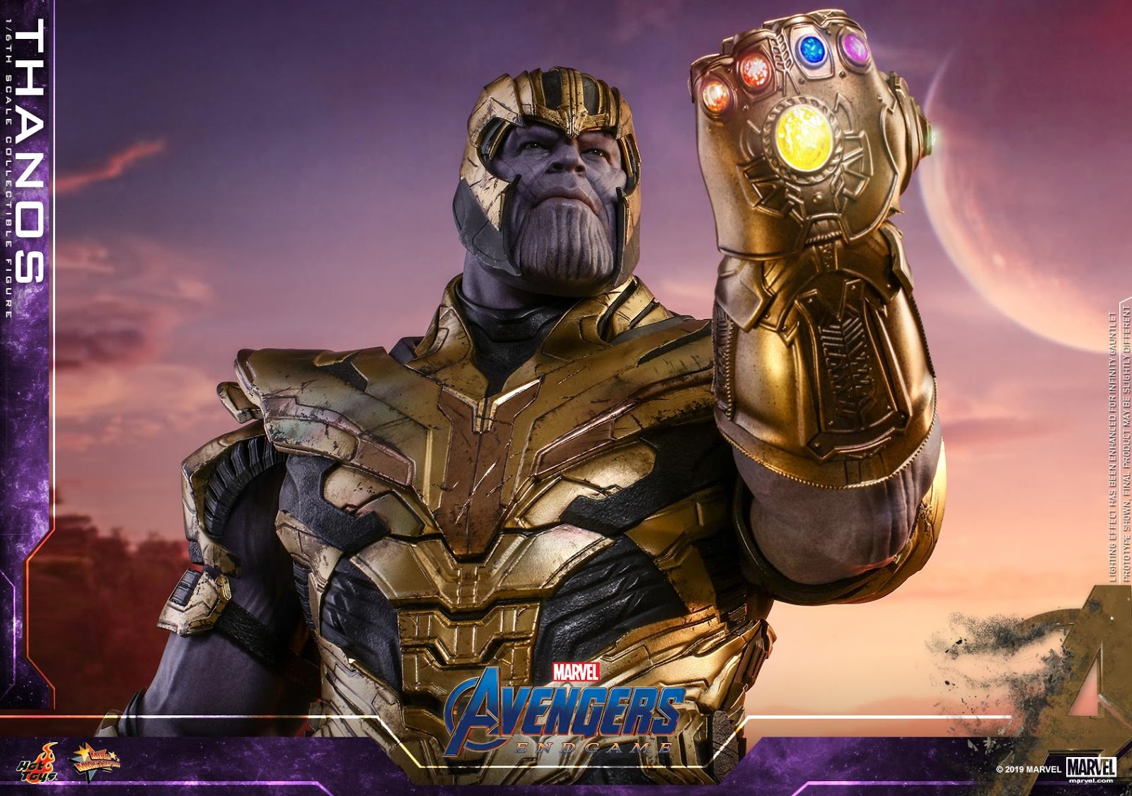 Hot Toys libera imagens do Thanos, sua primeira peça de Vingadores