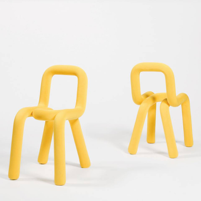 yellow design stool from moustache 