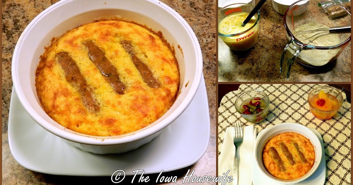 The Iowa Housewife Small Recipes...Sausage Cornbread Casserole