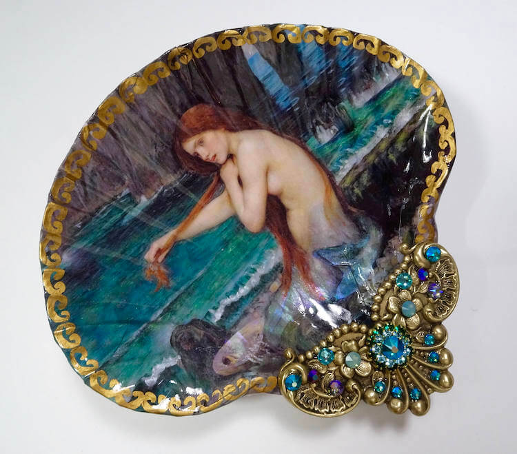 Artist Transforms Real Seashells Into Stunning Trinket Dishes