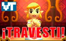 Link travesti Zelda